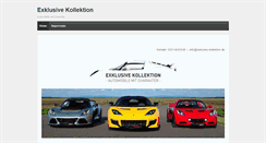 Desktop Screenshot of exklusive-kollektion.de
