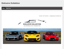 Tablet Screenshot of exklusive-kollektion.de